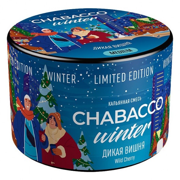 Смесь Chabacco MEDIUM - Wild Cherry (Дикая Вишня, 40 грамм) купить в Тюмени