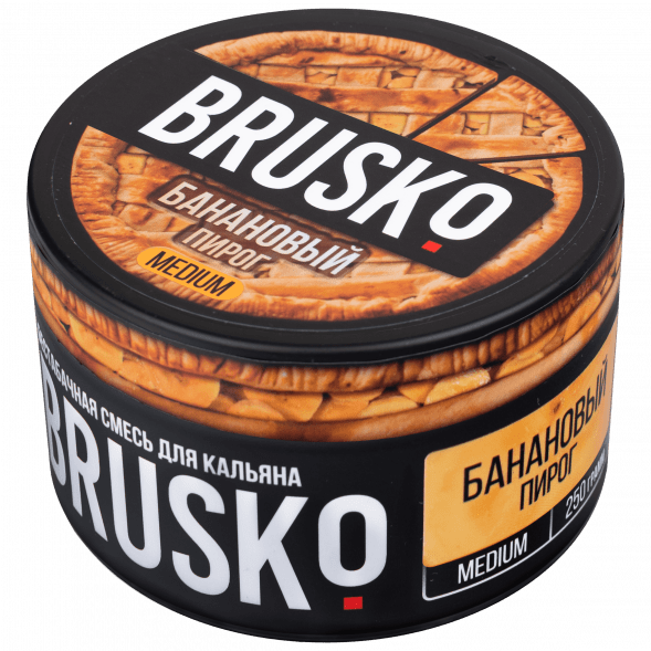 Смесь Brusko Medium - Банановый Пирог (250 грамм) купить в Тюмени