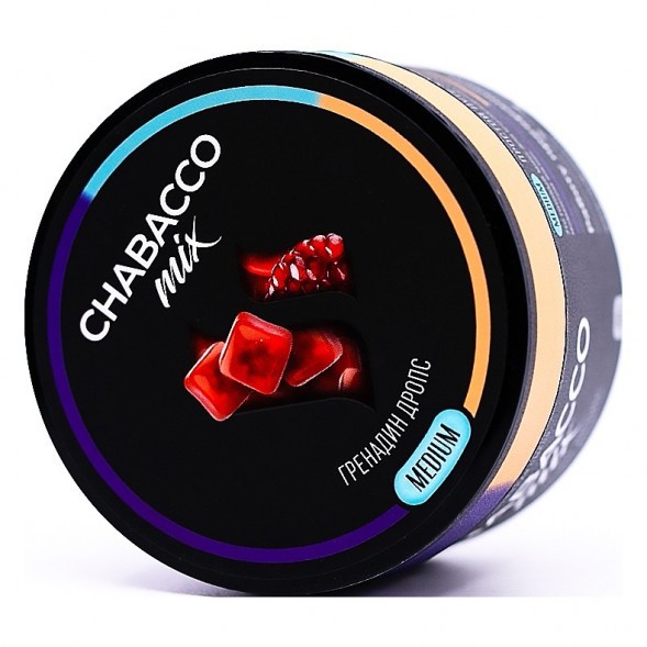 Смесь Chabacco MIX MEDIUM - Grenadine Drops (Гренадин Дропс, 40 грамм) купить в Тюмени
