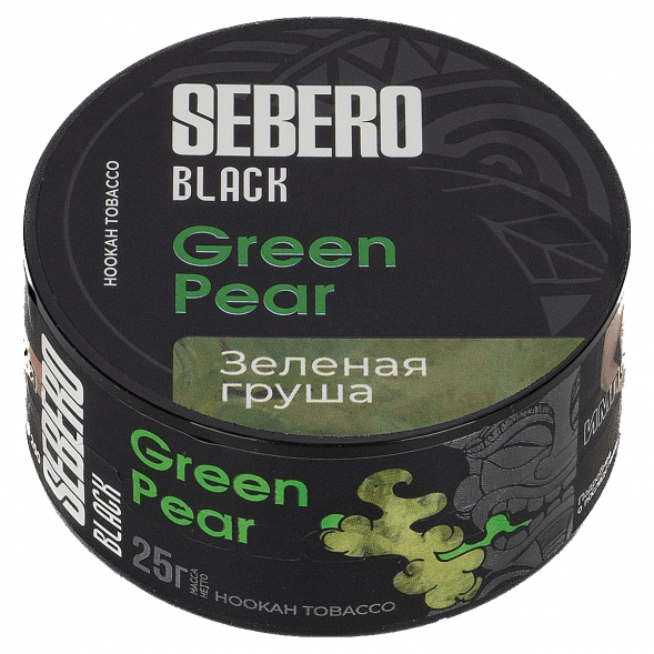 Табак Sebero Black - Green Pear (Зелёная Груша, 25 грамм) купить в Тюмени