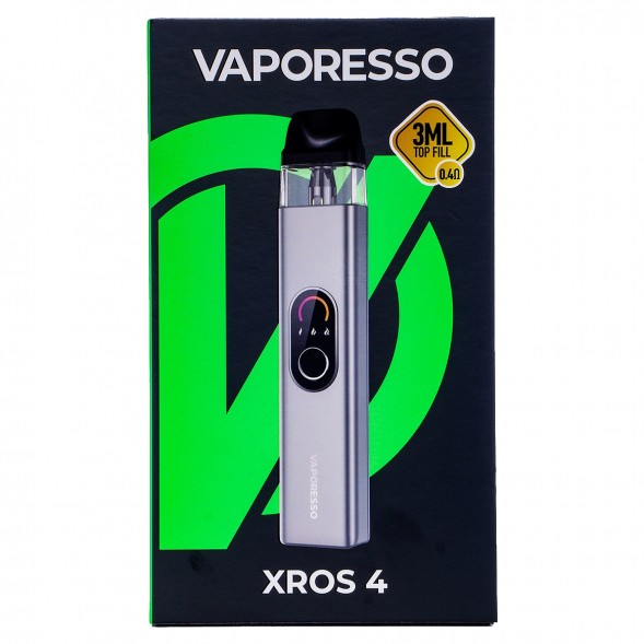 Электронная сигарета Vaporesso XROS 4 - Silver (Серебряная) купить в Тюмени