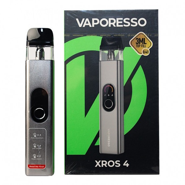 Электронная сигарета Vaporesso XROS 4 - Silver (Серебряная) купить в Тюмени