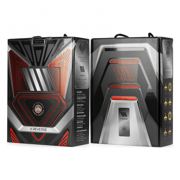 Кальян Alpha Hookah - Model X REVERSE Red Black (без колбы) купить в Тюмени