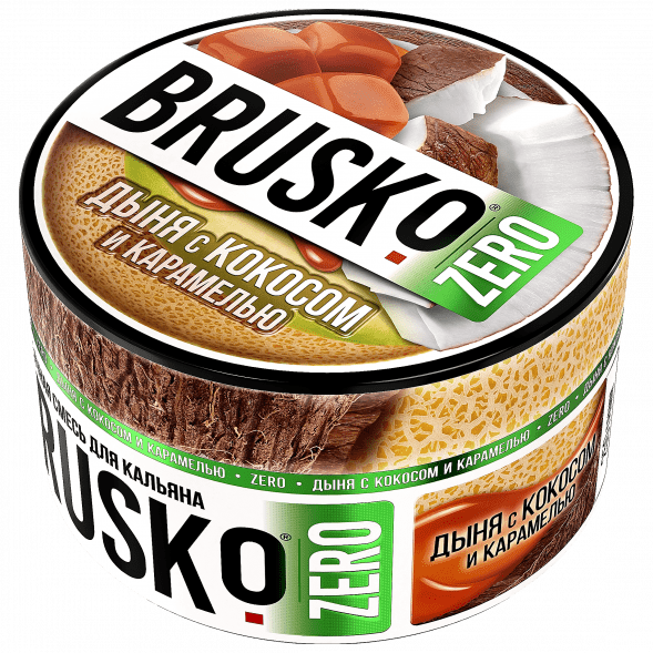 Смесь Brusko Zero - Дыня с Кокосом и Карамелью (250 грамм) купить в Тюмени