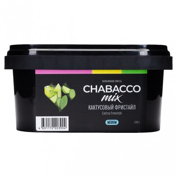 Смесь Chabacco MIX MEDIUM - Cactus Freestyle (Кактусовый Фристайл, 200 грамм) купить в Тюмени