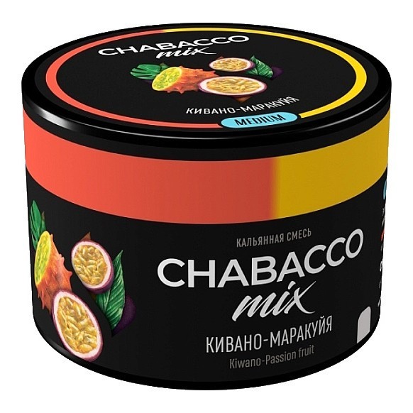 Смесь Chabacco MIX MEDIUM - Kiwano Passion Fruit (Кивано-Маракуйя, 40 грамм) купить в Тюмени