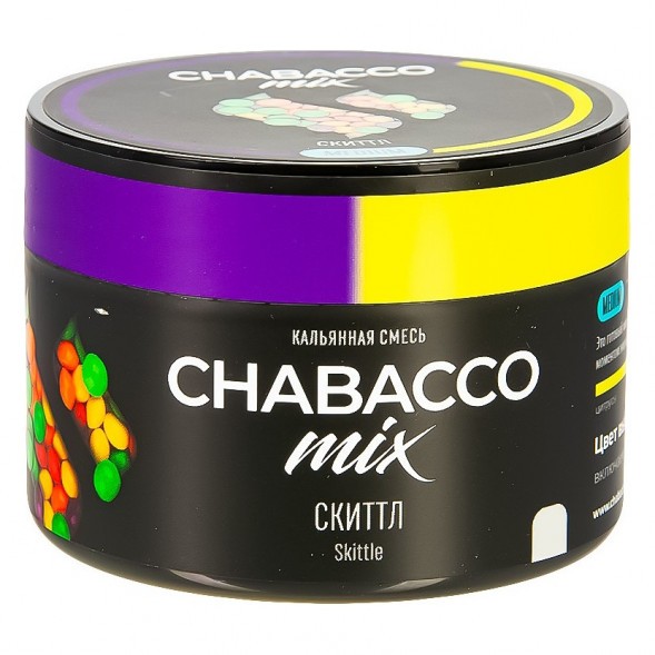 Смесь Chabacco MIX MEDIUM - Skittle (Скиттл, 40 грамм) купить в Тюмени