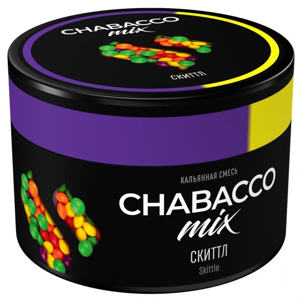 Смесь Chabacco MIX MEDIUM - Skittle (Скиттл, 40 грамм) купить в Тюмени