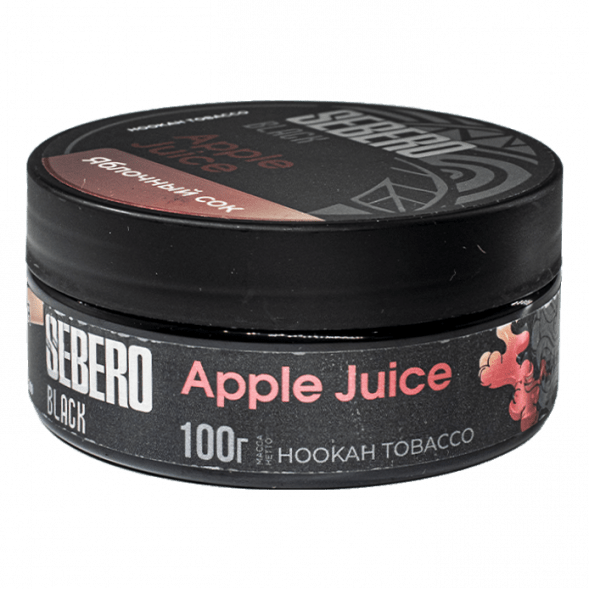 Табак Sebero Black - Apple Juice (Яблочный Сок, 100 грамм) купить в Тюмени