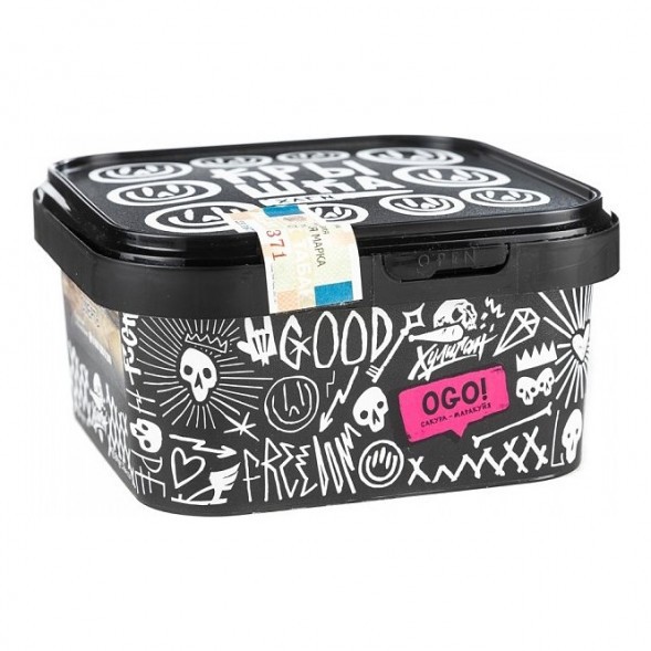 Табак Хулиган - OGO! (Сакура и Маракуйя, 200 грамм) купить в Тюмени