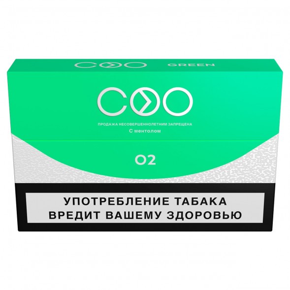 Стики COO - GREEN (Ментол, 10 пачек) купить в Тюмени