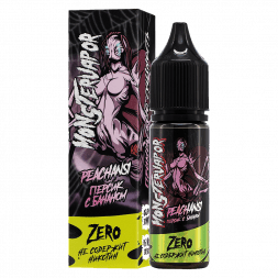 Жидкость Monsterwapor Zero - Peachansi (Персик с Бананом, 30 мл, без никотина)