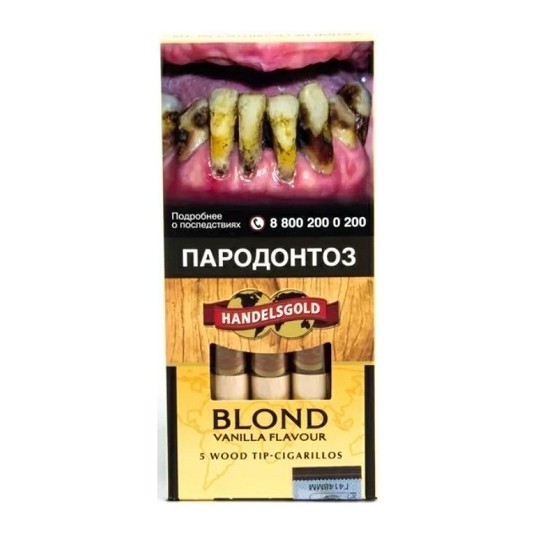 Сигариллы Handelsgold Wood Tip-Cigarillos - Vanilla Blond (5 штук) купить в Тюмени
