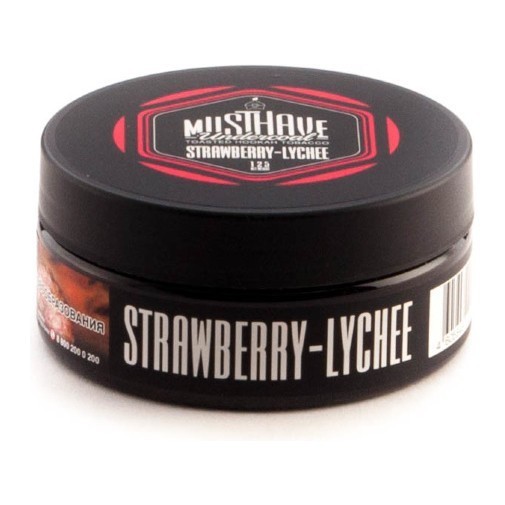 Табак Must Have - Strawberry-Lychee (Клубника и Личи, 125 грамм) купить в Тюмени