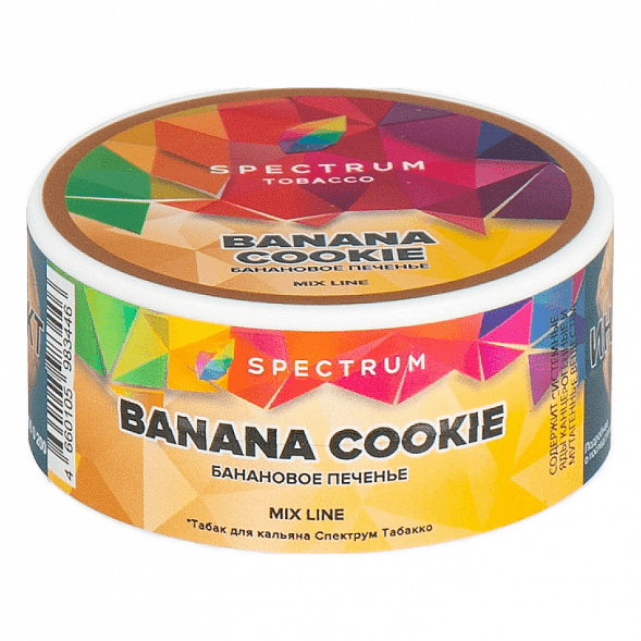 Табак Spectrum Mix Line - Banana Cookie (Банановое Печенье, 25 грамм) купить в Тюмени