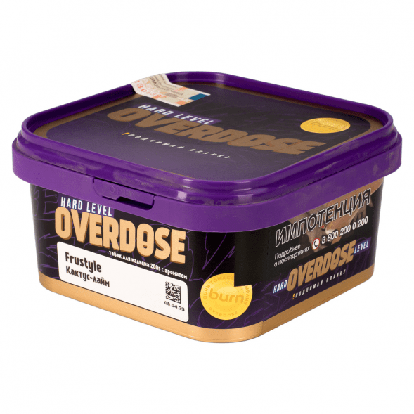 Табак Overdose - Frustyle (Кактус-Лайм, 200 грамм) купить в Тюмени