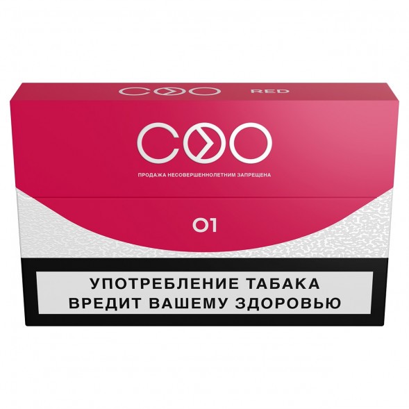 Стики COO - RED (Красный, 10 пачек) купить в Тюмени