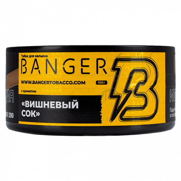 Табак Banger - Cherry Juice (Вишнёвый Сок, 100 грамм) купить в Тюмени