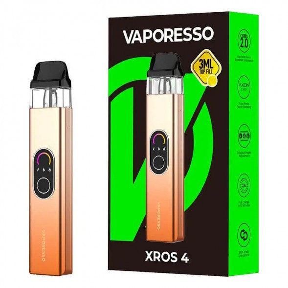 Электронная сигарета Vaporesso XROS 4 - Champagne Gold (Шампанское Золото) купить в Тюмени