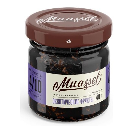 Табак Muassel Medium - Экзотические Фрукты (40 грамм) купить в Тюмени