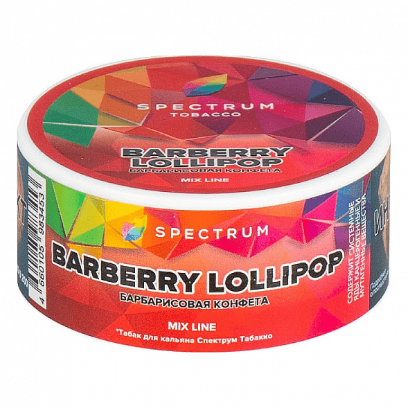 Табак Spectrum Mix Line - Barberry Lollipop (Барбарисовая Конфета, 25 грамм) купить в Тюмени
