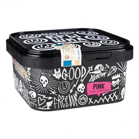 Табак Хулиган - Pink (Ягоды и Мангустин, 200 грамм) купить в Тюмени
