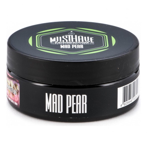 Табак Must Have - Mad Pear (Сумасшедшая Груша, 125 грамм) купить в Тюмени