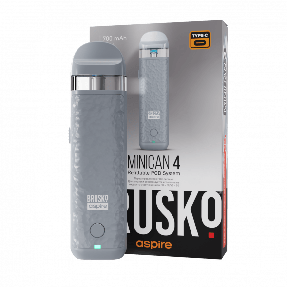 Электронная сигарета Brusko - Minican 4 (Серый) купить в Тюмени