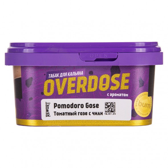 Табак Overdose - Pomodoro Gose (Томатный Гозе с Чили, 200 грамм) купить в Тюмени