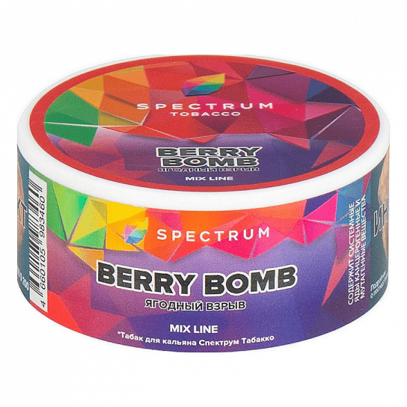 Табак Spectrum Mix Line - Berry Bomb (Ягодный Взрыв, 25 грамм) купить в Тюмени