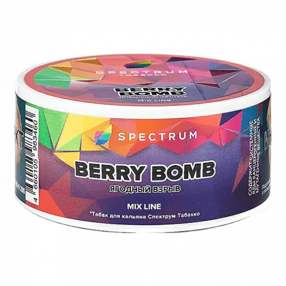 Табак Spectrum Mix Line - Berry Bomb (Ягодный Взрыв, 25 грамм) купить в Тюмени