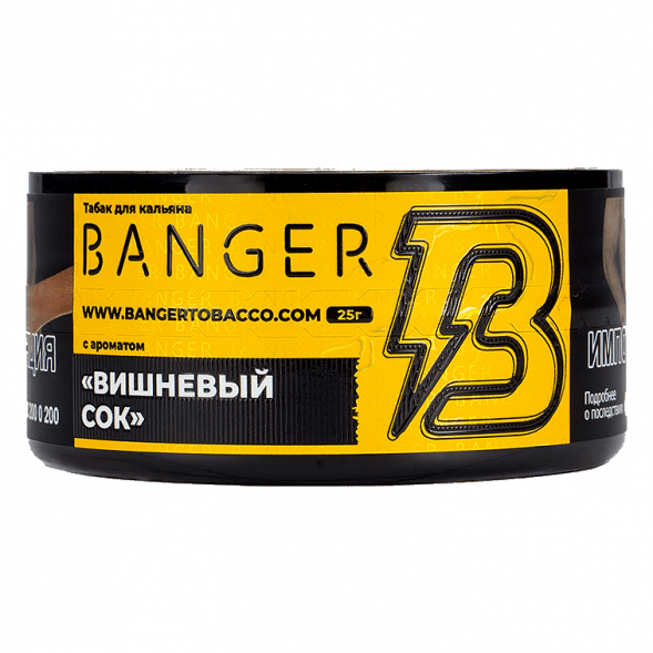 Табак Banger - Cherry Juice (Вишнёвый Сок, 25 грамм) купить в Тюмени