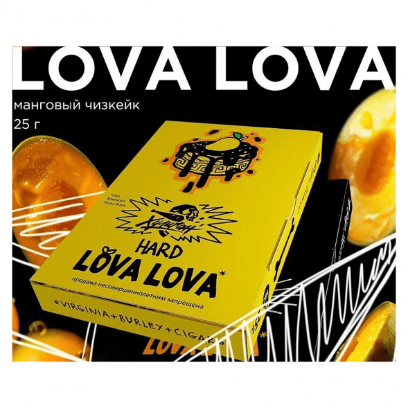 Табак Хулиган Hard - LOVA LOVA (Манговый Чизкейк, 25 грамм) купить в Тюмени