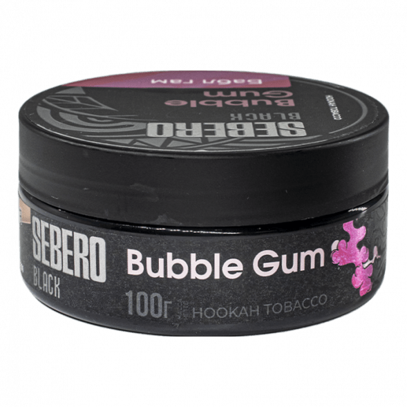 Табак Sebero Black - Bubble Gum (Бабл Гам, 100 грамм) купить в Тюмени