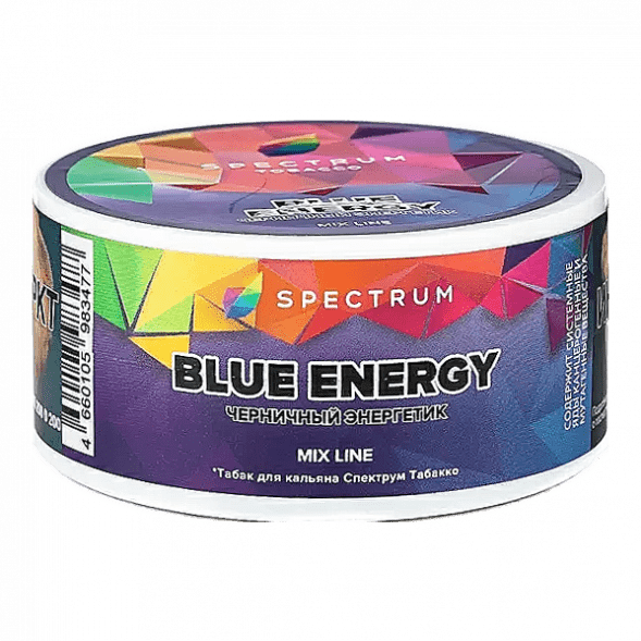 Табак Spectrum Mix Line - Blue Energy (Черничный Энергетик, 25 грамм) купить в Тюмени