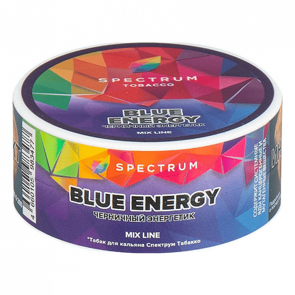 Табак Spectrum Mix Line - Blue Energy (Черничный Энергетик, 25 грамм) купить в Тюмени