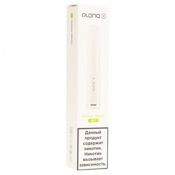 PLONQ PLUS - Зелёное Яблоко (1500 затяжек) купить в Тюмени