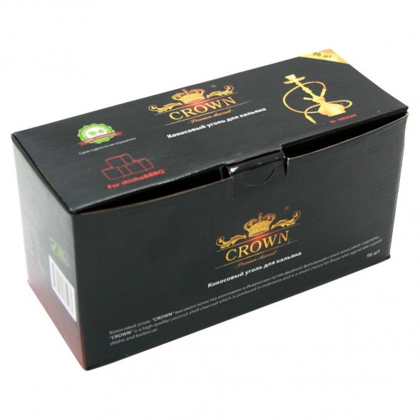 Уголь Crown (22 мм, 96 кубиков) купить в Тюмени