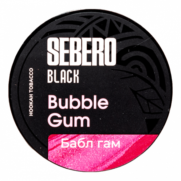 Табак Sebero Black - Bubble Gum (Бабл Гам, 25 грамм) купить в Тюмени