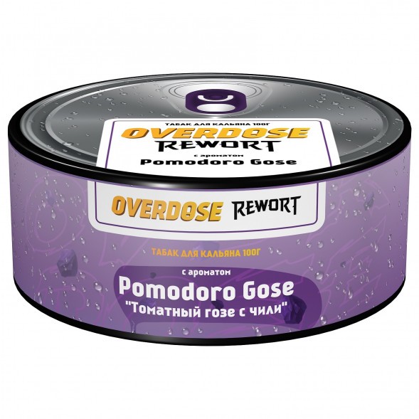 Табак Overdose - Pomodoro Gose (Томатный Гозе с Чили, 100 грамм) купить в Тюмени