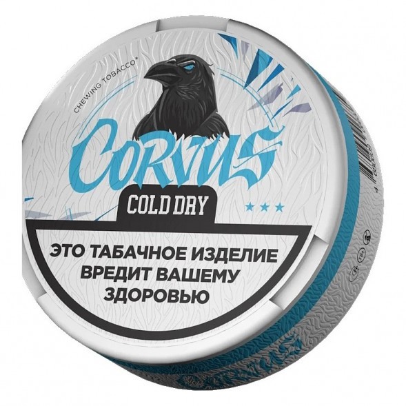 Табак жевательный CORVUS - Cold Dry MEDIUM (13 грамм) купить в Тюмени