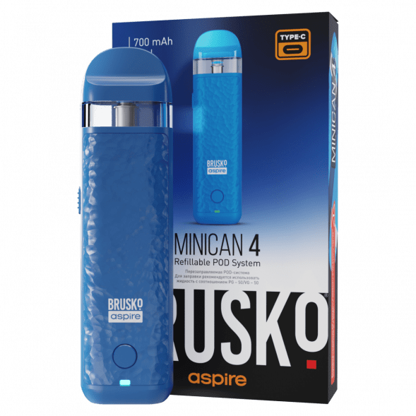 Электронная сигарета Brusko - Minican 4 (Синий) купить в Тюмени