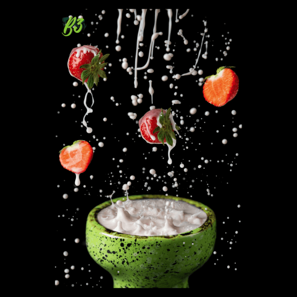 Табак B3 - Strawberry Yougurt (Клубничный Йогурт, 250 грамм) купить в Тюмени