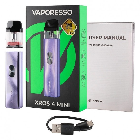 Электронная сигарета Vaporesso XROS 4 Mini - Ice Purple (Фиолетовый Лёд) купить в Тюмени