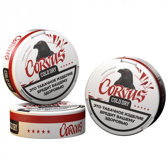 Табак жевательный CORVUS - Cold Dry STRONG (13 грамм) купить в Тюмени