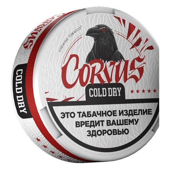 Табак жевательный CORVUS - Cold Dry STRONG (13 грамм) купить в Тюмени