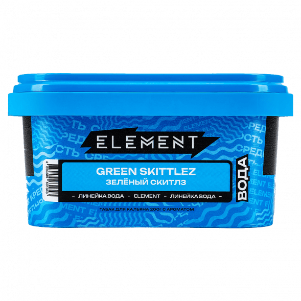 Табак Element Вода - Green Skittlez (Зелёный Скитлз, 200 грамм) купить в Тюмени