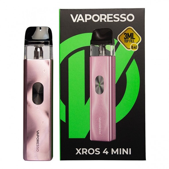 Электронная сигарета Vaporesso XROS 4 Mini - Ice Pink (Розовый Лёд) купить в Тюмени