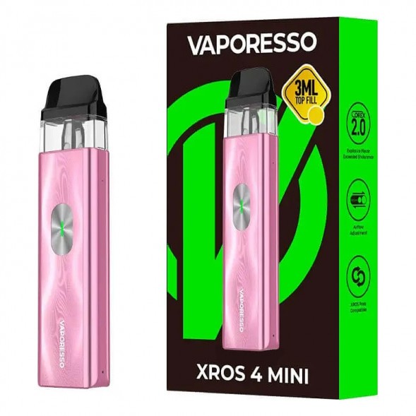 Электронная сигарета Vaporesso XROS 4 Mini - Ice Pink (Розовый Лёд) купить в Тюмени