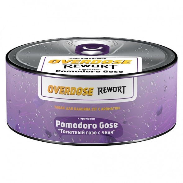 Табак Overdose - Pomodoro Gose (Томатный Гозе с Чили, 25 грамм) купить в Тюмени